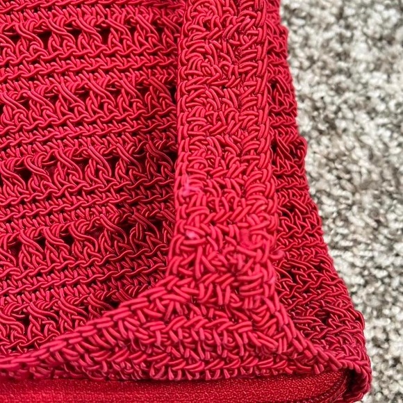 Vintage Sonoma Red Crochet Bag - Picture 3 of 6
